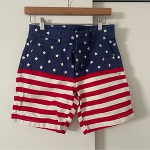 American Flag Breaker Shorts
